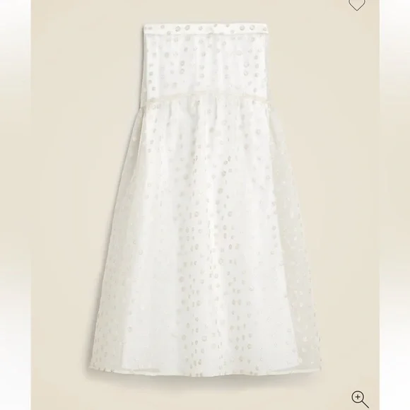 Maryam Nassir Zadeh X J.Crew drop-waist polka dot embroidered silk organza skirt - Picture 12 of 12